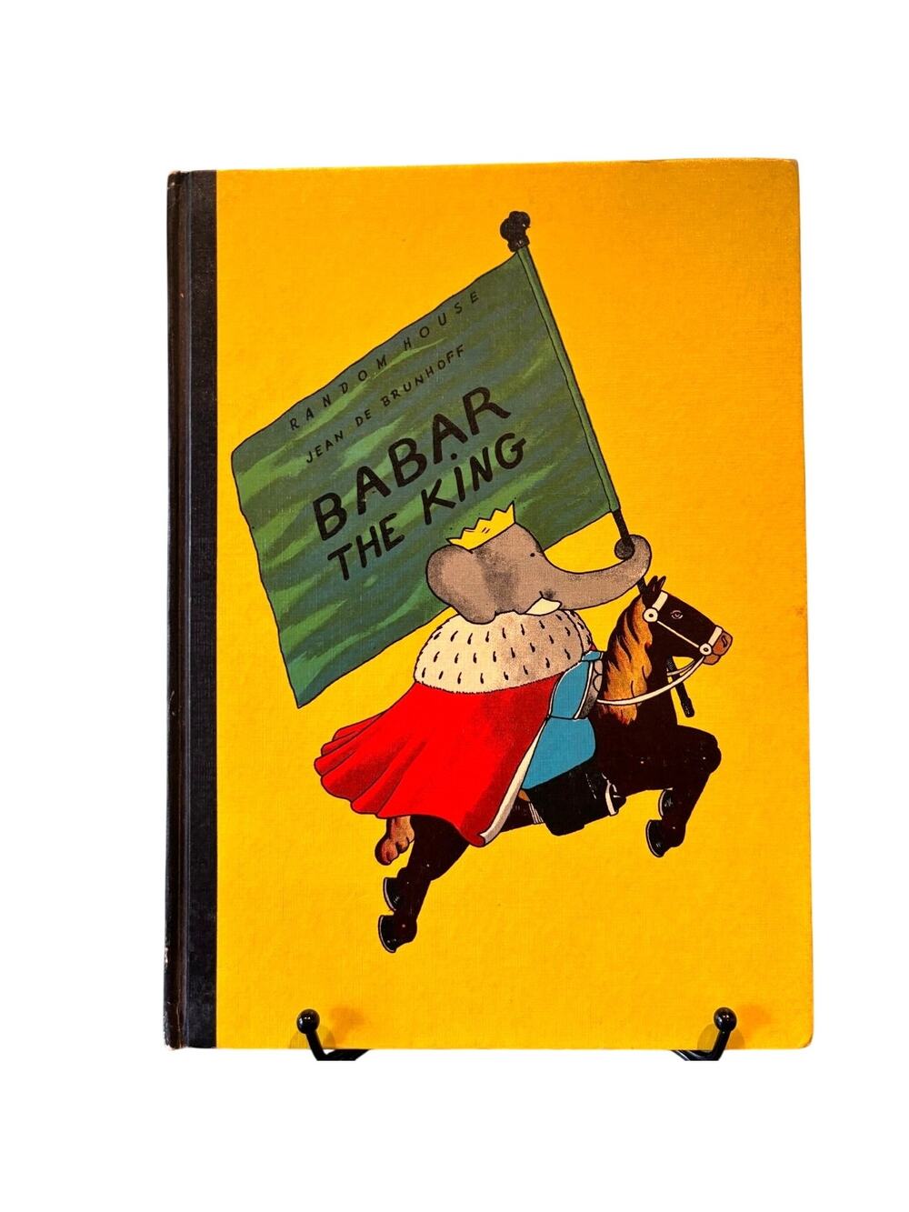 Vintage 1963 Babar the King Book by Jean De Brunhoff, Hardcover
